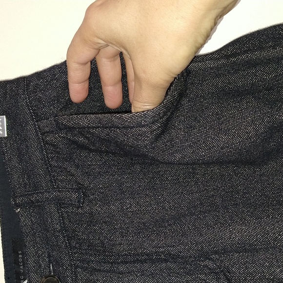 Marc Jacobs Black Wool Blend Skinny Fit Pants General Navy Size 0 - Picture 5 of 16